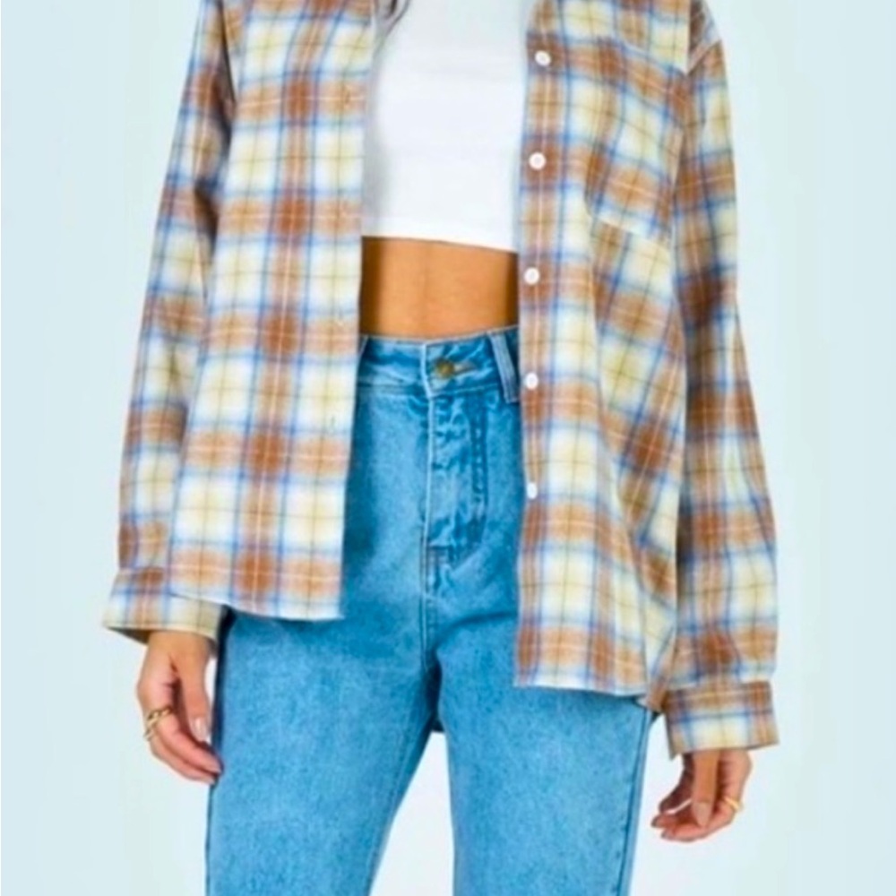 Princess Polly Oversized Flannel - 4 (US)